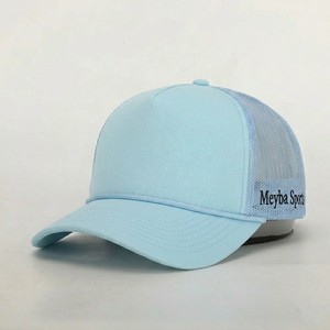 Premium Sky Blue Mesh Trucker <b>Hat</b> Adjustable Snapback Baseball Cap Lightweight Breathable Unisex Casual Outdoor <b>Summer</b> Fashion - Product Image 1