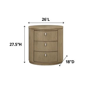 Comodino Ovale Toffee - Product Image 6