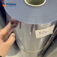 Rouleau de film transparent en PVC, feuille de plastique rigide transparente, flexible, résistant à la chaleur, à l'humidité, pour emballage, couverture, rideau, directement de l'usine