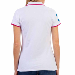 เสื้อโปโลแขนสั้นผู้หญิงคุณภาพสูงสั่งทำพิเศษ เนื้อผ้าระบายอากาศและแห้งเร็ว พิมพ์ลายลำลองพร้อมตกแต่งโลโก้ - Product Image 5