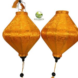 Linternas de Seda Hoi Vietnamitas Hechas a Mano, con Marco de Bambú Plegable, Linterna Colgante Artesanal, Decoración para Fiestas con Impresión Digital/Offset - Product Image 4