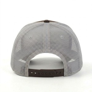 Brown Mesh Trucker Hat With Clear Front Panel Adjustable <b>Snapback</b> <b>Cap</b> For Casual Wear Spring Summer Unisex Adult - Product Image 3
