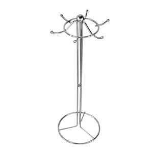 Stainless Steel Silver Wire Spoons Hanging Stand 5 Hooks Classic Design Long Handle 30mL Capacity-<b>Kitchen</b> <b>Table</b> Decorative - Product Image 1