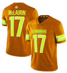 Camiseta de Fútbol Americano Unisex de Alta Calidad, Transpirable, Antihumedad, Antibacteriana, Talla Grande, Manga Corta, Cuello en V, Uniforme - Product Image 1