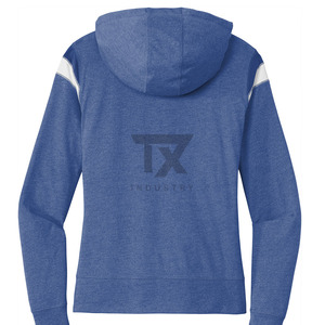 เสื้อฮู้ดดี้ผู้หญิงหลากสีทรงโอเวอร์ไซส์ ซิปหน้า ผ้าฝ้าย 100% ระบายอากาศได้ดี  ลายปักตัวอักษรด้านหน้า  สำหรับฤดูใบไม้ร่วงและฤดูหนาว - Product Image 4