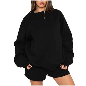 Ensembles pour femmes très vendus, 100% coton, streetwear, ensemble 2 pièces, respirant, léger, séchage rapide, logo personnalisé - Product Image 4