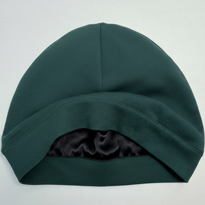 Bonnet en acrylique 100% de haute qualité avec doublure en satin, style streetwear premium, couleur et logo personnalisables, tissu courant, ajustement réglable - Product Image 3