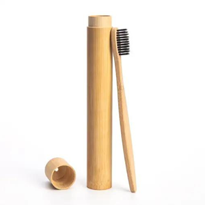 Brosse à dents en bambou naturel biodégradable personnalisée poils doux écologiques exportation en gros de 99GD - Product Image 1