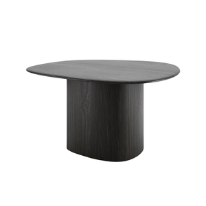 Modern Organic <b>Nesting</b> Coffee <b>Table</b> Solid Teak Wood Contemporary Design with Sculptural Pedestal Base for Luxury Living - Product Image 3