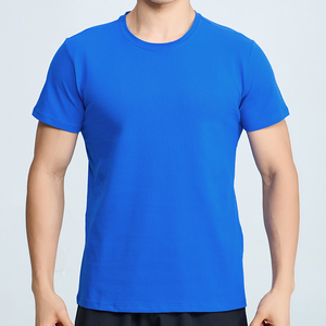 Summer Multicolor <b>Tshirt</b> 95% Cotton 5% Spandex 180g Custom Logo Gym <b>Tshirt</b> Crew Neck <b>Tshirt</b> for Men - Product Image 1