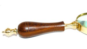 Antique Brass Magnifying Glass for Reading <b>Study</b> Vintage <b>Desk</b> Decor Handcrafted Retro Style Magnifier - Product Image 5
