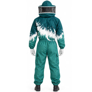 Combinaison d'apiculteur anti-piqûres à trois couches en maille ultra-ventilée, uniforme complet d'apiculture avec voile de protection - Product Image 4