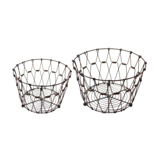 Movable Storage <b>Baskets</b> for <b>Bread</b> Fruit Snacks Candy With Silver Rough Fashion Design Fruit Bowl Decorate - Product Image 5