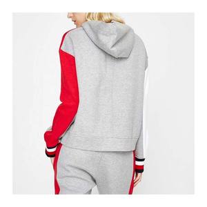 Ropa Deportiva Personalizada con Logotipo, Conjunto de Dos Piezas para Mujer, Sudadera con Capucha Holgada Informal, Top Corto para Gimnasio, Ropa de Invierno Cálida - Product Image 6