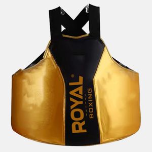 Fabricant de coussinets de boxe en cuir protège-ventre pour Muay Thai MMA protège-corps de boxe coussinets de ventre en cuir véritable durables - Product Image 1