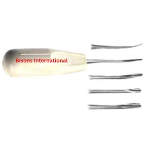 เครื่องมือถอนฟันแบบดึงฟันชนิดด้ามไฟเบอร์ ยี่ห้อ BISONS ทำจากสแตนเลส - Product Image 3