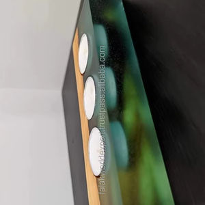 Hot Sale Epoxy Resin Wood Unique Design Handmade <b>Candle</b> Holder or Resin and Wood Tea Light Holder Home Decor Made in India FWE - Product Image 1