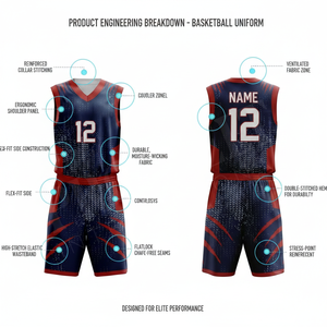 Ensemble de maillots de basket-ball réversibles personnalisés, respirant, à séchage rapide, uniforme d'équipe de haute qualité, vêtements de sport pour les équipes de jeunes - Product Image 2