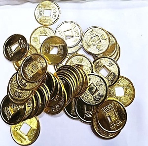Monedas Chinas de la Fortuna al por Mayor, Monedas Doradas de Feng Shui, Monedas Metálicas para la Buena Suerte y Energía Positiva, Decoración para el Año Nuevo Chino y Festividades - Product Image 2