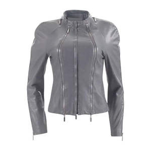 Best Women's Winter Motorcycle Leather <b>Jacket</b> Wholesale Women Leather <b>Jackets</b> - Product Image 3