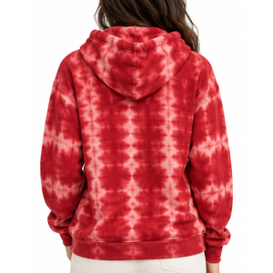Sweat-shirt à capuche plissé accordéon pour femme, personnalisé, 100 % coton molletonné, coupe oversize, style streetwear, vente en gros - Product Image 6