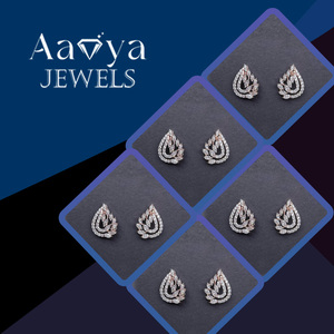 Pendientes de Diamantes a Precio Competitivo, Pendientes de Diamantes Personalizados, Joyería Fina, Compre Directamente de un Proveedor Indio de Confianza - Product Image 4
