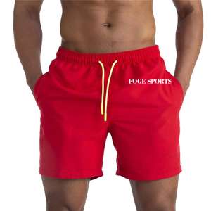 Pantalones cortos deportivos de nailon para hombre con logotipo personalizado al por mayor, pantalones deportivos informales para playa y surf, pantalones transpirables de secado fresco para Hombre - Product Image 1