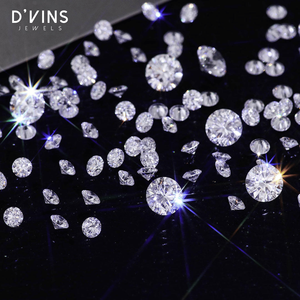 เพชร D'vins Jewels ราคาขายส่ง เพชรเลี้ยงในห้องปฏิบัติการ ขนาดเล็ก 1.3-2.0 มม. ทรงบริลเลียนท์ สี D เครื่องประดับชั้นดี แหวนกริลล์ - Product Image 3