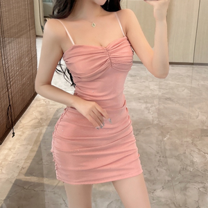 Robe moulante sans manches d'été pour femme, coupe ajustée, extensible, style débardeur, pour soirée, club, vacances - Product Image 6