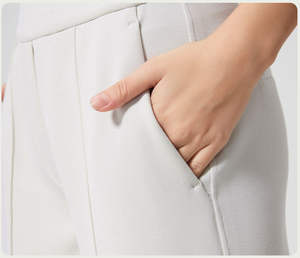 Fournisseur OEM ODM de pantalons : Pantalons décontractés pour femmes, pantalons larges, pantalons de sport élastiques, pantalons droits, pantalons habillés avec poches - Product Image 3