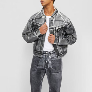 Conjunto de Pantalones y Chaqueta de Mezclilla para Hombre de Invierno, Calidad Premium, Estilo Casual Urbano, Diseño Personalizado, 100% Algodón, Ropa al por Mayor - Product Image 5