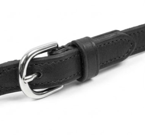 Rub International Black Rubber & Leather <b>Lead</b> <b>Rope</b> with Metal Buckles Durable 54" Long for <b>Horse</b> Riding Equestrian Equipment - Product Image 4