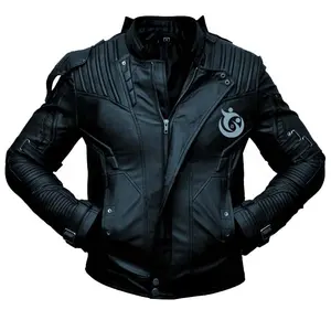 New Arrival Men's High Quality Fashion Design Leather Jacket Motorcycle Leather Jacket For Men Leather Jacket Men