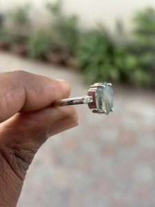 Handmade Vintage Peace Shape <b>Moss</b> <b>Agate</b> Engagement <b>Ring</b> 925 Sterling Silver AAA Quality Party Gift Jewelry - Product Image 2