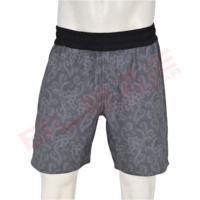 Shorts de sport en élasthanne écologiques de 9 pouces pour hommes, respirants, à séchage rapide, avec cordon de serrage, pour la gym et le fitness