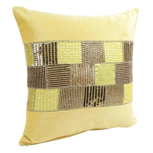 Coussin décoratif brodé à la main avec perles pour canapé, patchwork pour salon, couleur personnalisée, prix de gros - Product Image 3