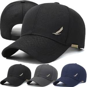 Korean-style Unisex Wheat-styled <b>Baseball</b> <b>Caps</b> & Sun Hats 100% Cotton Common Fabric Adjustable Metal Buckle Fashion Outdoor Hats - Product Image 3