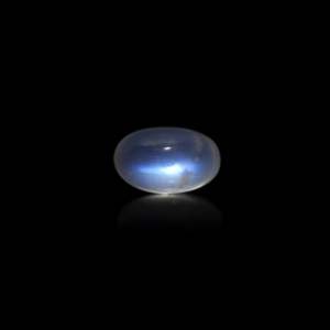 Natural Blue Moonstone Loose Gemstone 4.15 Carat Brilliant Cut Certified Wholesale 7mm - Product Image 1