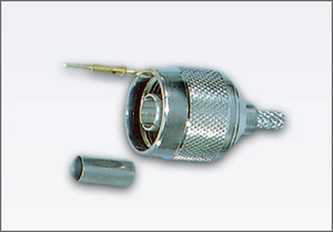 N Type Male <b>Plug</b> Connector 50 Ohm Crimp RF Coaxial <b>Adapter</b> In Line Free Hanging Straight Male Pin Kitting Cable Assembly Part - Product Image 2