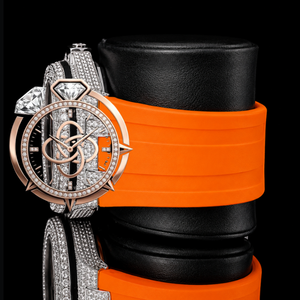 Reloj de pulsera de lujo para hombre con diamantes de moissanita y brazalete con incrustaciones de diamantes - Product Image 3