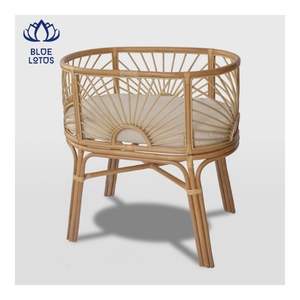 Cuna de Ratán para Bebé, Modelo 2026, Ligera y Segura, Fácil de Transportar, con Movimiento Suave para Mayor Comodidad - Product Image 6