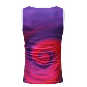 PASUXI Casual Wear Quick Dry Moisture Wicking Fitness <b>Stringer</b> Tank Top <b>Men's</b> Gym Workout Singlet Breathable Running <b>Vest</b> - Product Image 4