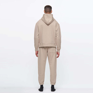 Tracksuits OEM Manufacturer Print Cut Hem Stacked Sweat <b>Pants</b> <b>Set</b> for Men Jogger <b>Sets</b> Hem Top <b>2</b> <b>Piece</b> Men Tracksuits <b>Set</b> - Product Image 2