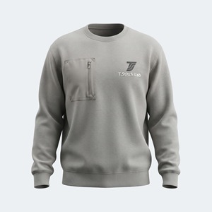 Sudadera Ligera y Transpirable de Alta Calidad para Hombre, de Secado Rápido, Colores Sólidos, Logotipo Bordado Personalizado, Servicio OEM - Product Image 5