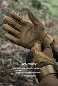 Gants tactiques personnalisés MAX WORLD ENTERPRISES, doigts entièrement couverts, respirants, antidérapants, légers, en polyester, unisexes, OEM ODM - Product Image 5