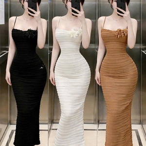เดรสยาวผู้หญิงสไตล์เรียบหรู ผ้าไหม ใส่สบาย เหมาะสำหรับโอกาสต่างๆ ทั้งลำลองและเป็นทางการ - Product Image 4