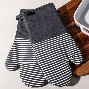 Mitaines de cuisine résistantes à la chaleur, gants de cuisine de sécurité, 100% coton, mitaines de cuisine - Product Image 1