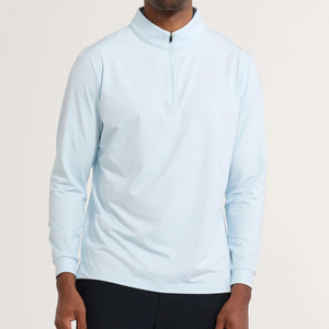 Sweat-shirt personnalisé : col zippé en polaire polyester pour les détaillants sportifs américains, fourniture en gros sous marque privée S-XL - Product Image 4