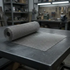 Galvanized Diamond Iron <b>Wire</b> <b>Mesh</b> Corrosion Resistant Metal Netting Custom Size for Industrial Protection - Product Image 3