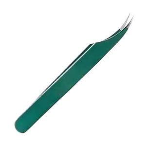 Pinzas Profesionales para Pestañas, Acero con Alto Contenido de Carbono, Ligeras, Precisión, Antimagnéticas, para Uso en Salón y en Casa, Herramienta para Extensión de Pestañas Postizas - Product Image 1